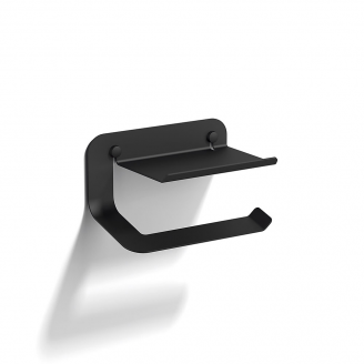 Origins Living Quick Toilet Roll Holder with Shelf - Black 185252 from Ebzone Wall mounted Bathroom Accessories Outline Toilet Brush Freestanding - Chrome 3234-13