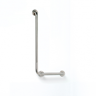 Origins Living Safety Wall Bar 90 Right- Brushed 118229 from Ebzone Origins Living Tecno Project Bathroom Accessories Origins Living Metal Toilet Brush - Brushed Brass 200641