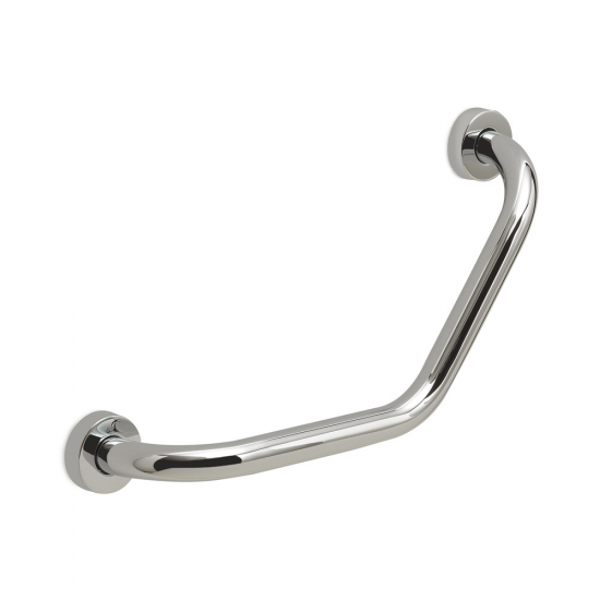 Origins Living Up Angled Grab Bar - Chrome 1122-13 from Ebzone Wall mounted Bathroom Accessories Origins Living Turner Hook - Brushed Brass TRN-110150-BB