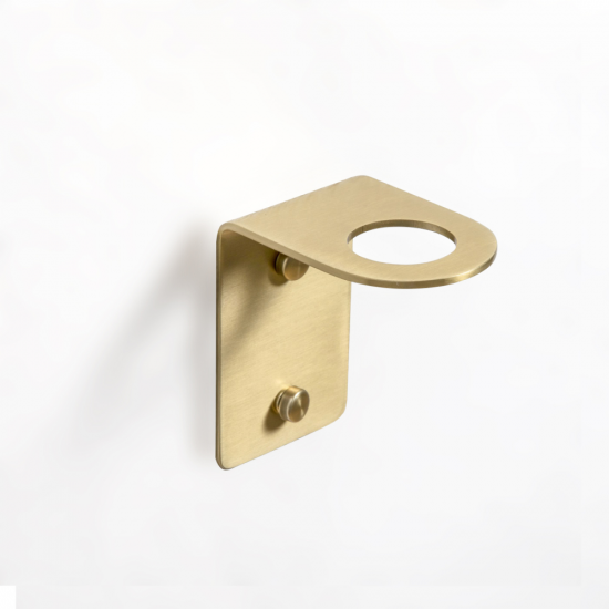 Origins Living Bottle Holder 1 hole - Brushed Brass BTL-113128-BB from Ebzone Showering Origins Living Gedy Double Corner Basket - Chrome 2481-13