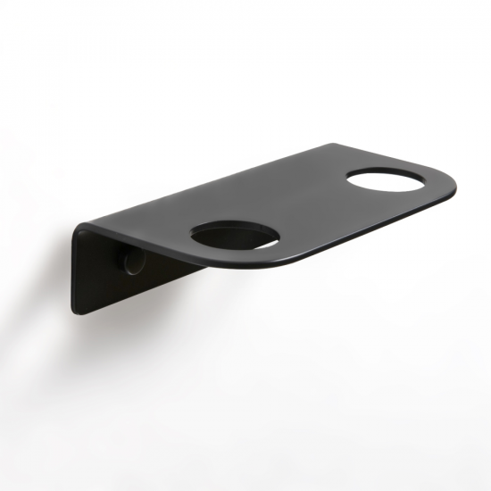 Origins Living Bottle Holder 2 hole - Black BTL-113228-BK from Ebzone Showering Origins Living Gedy Triple Corner Basket - Chrome 2484-13