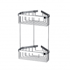 Origins Living Double Corner Shower Basket - Chrome 189779 Origins Living Double Corner Shower Basket - Chrome 189779