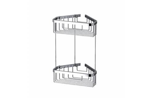Origins Living Double Corner Shower Basket - Chrome 189779 Origins Living Double Corner Shower Basket - Chrome 189779