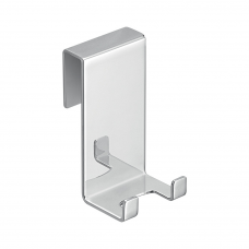 Origins Living Double Hook Over Glass - Chrome S026-13 Origins Living Double Hook Over Glass - Chrome S026-13