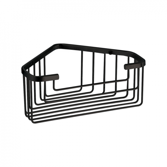 Origins Living Gedy Deep Corner Basket - Black 2483-14 from Ebzone Origins Living Tecno Project Bathroom Accessories Origins Living Tecno Project Toilet Roll Holder with Flap - White 166169