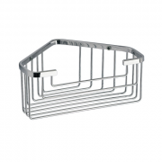 Origins Living Gedy Deep Corner Basket - Chrome 2483-13