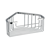 Origins Living Gedy Deep Corner Basket - Chrome 2483-13 Origins Living Gedy Deep Corner Basket - Chrome 2483-13
