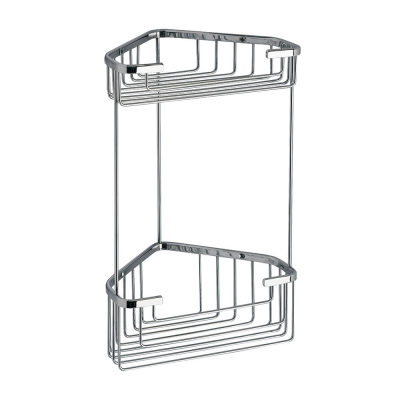Origins Living Gedy Double Corner Deep Basket - Chrome 2482-13 Origins Living Gedy Double Corner Deep Basket - Chrome 2482-13