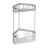 Origins Living Gedy Double Corner Deep Basket - Chrome 2482-13