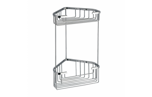 Origins Living Gedy Double Corner Deep Basket - Chrome 2482-13 Origins Living Gedy Double Corner Deep Basket - Chrome 2482-13