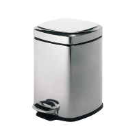 Origins Living Pedal Bin Square 5L - Polished 2309-13 Origins Living Pedal Bin Square 5L - Polished 2309-13