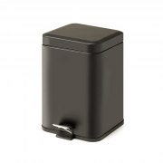 Origins Living Square Pedal Bin 3L Soft Close - Black 2209-14