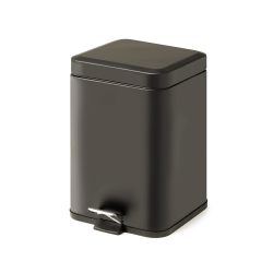 Origins Living Square Pedal Bin 3L Soft Close - Black 2209-14 Origins Living Square Pedal Bin 3L Soft Close - Black 2209-14
