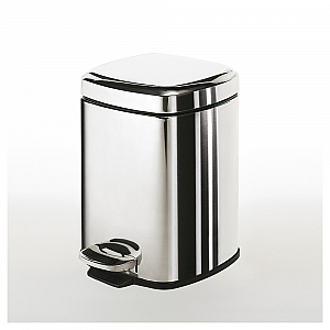 Origins Living Square Pedal Bin 3L Soft Close - Polished 2209-13