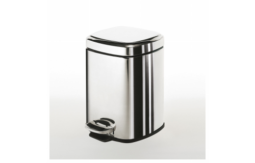 Origins Living Square Pedal Bin 3L Soft Close - Polished 2209-13