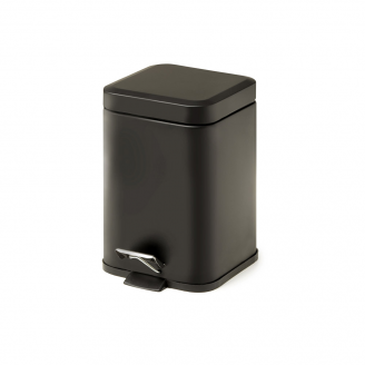 Origins Living Square Pedal Bin 5L Soft Close - Black 2309-14 from Ebzone Origins Living Tecno Project Bathroom Accessories Metal Toilet Brush - Black 168200