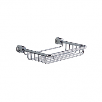 Origins Living Square Wire Soap Basket - Chrome 052936 from Ebzone Chrome Bathroom Taps and mixers Oxford Bath Filler - Chrome NAN568