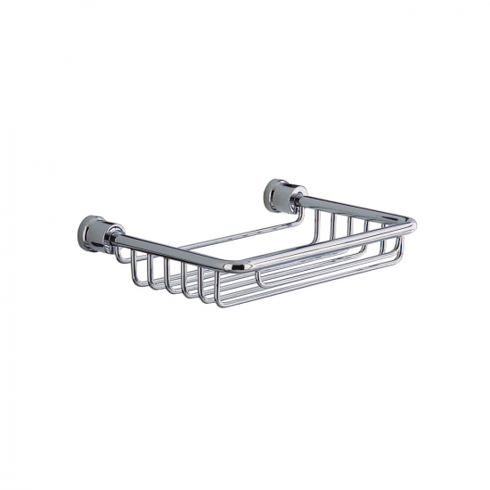 Origins Living Square Wire Soap Basket - Chrome 052936 from Ebzone Chrome Bathroom Taps and mixers Oxford Bath Filler - Chrome NAN568