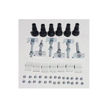 45mm Low Profile Square & Rectangular Riser Set - White