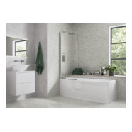 Kismet Space Saving 1700x740x560mm 0TH Bath w/Legs (LH) Kismet Space Saving 1700x740x560mm 0TH Bath w/Legs (LH)