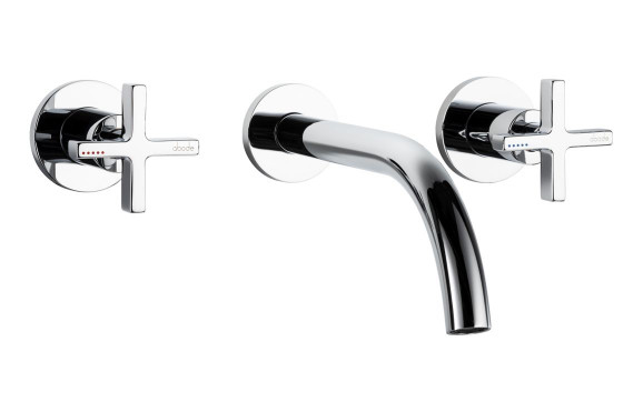 Abode Serenitie Wall Mounted Basin/Bath Mixer - Chrome