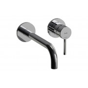 Abode Harmonie Wall Mounted Basin / Bath Mixer - Chrome