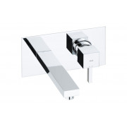 Abode Zeal Wall Mounted Basin Mixer - Chrome
