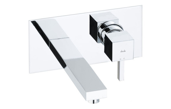 Abode Zeal Wall Mounted Basin Mixer - Chrome