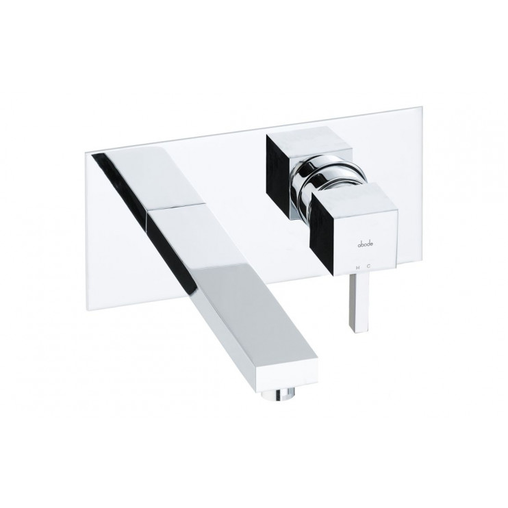 Abode Zeal Wall Mounted Basin Mixer - Chrome