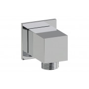 Abode Euphoria Square Wall Outlet - Chrome