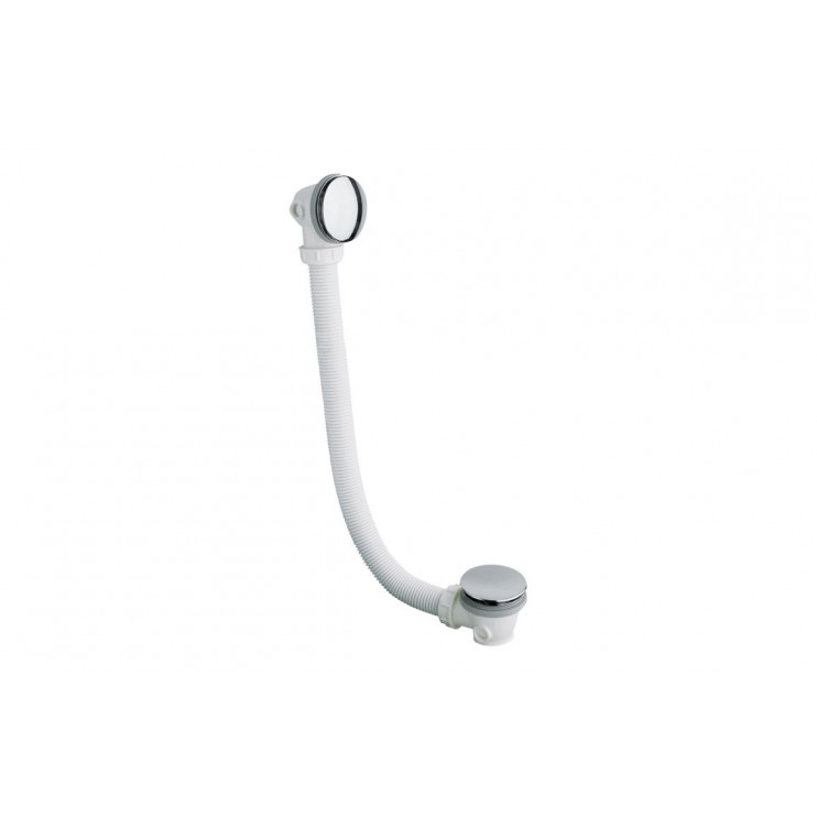 Abode Euphoria Bath Overflow & Clicker Waste - Chrome Abode Euphoria Bath Overflow & Clicker Waste - Chrome