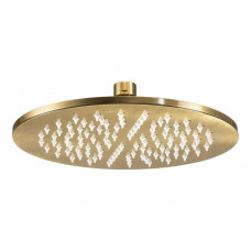 Abode Euphoria 225x225x8mm Circular Showerhead - Antique Brass