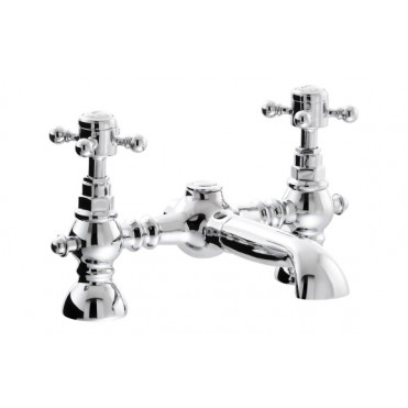 Abode Sentiment Bath Filler - Chrome