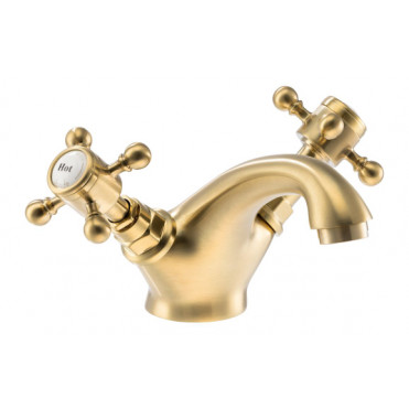 Abode Sentiment Basin Monobloc Mixer - Brushed Brass Abode Sentiment Basin Monobloc Mixer - Brushed Brass