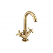 Abode Serenitie Basin Mixer - Antique Brass Bathroom Taps Abode Serenitie Basin Mixer - Antique Brass Bathroom Taps