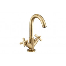 Abode Serenitie Basin Mixer - Antique Brass