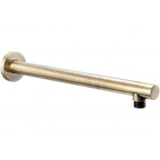 Abode Euphoria Wall Mounted Circular Shower Arm - Antique Brass