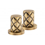 Abode Kite Deck Mounted Panel Valves - Antique Brass Bathroom Taps Abode Kite Deck Mounted Panel Valves - Antique Brass Bathroom Taps