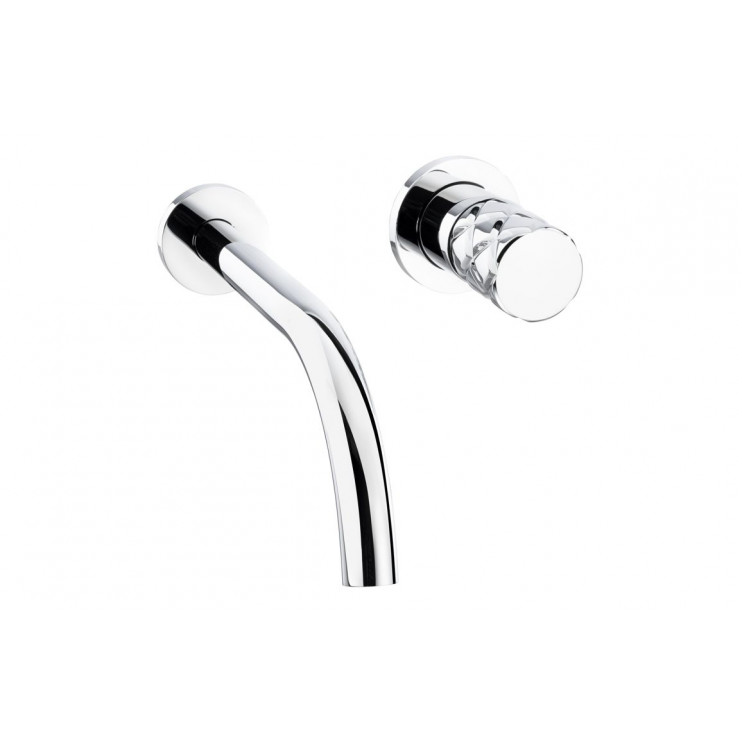 Abode Kite Wall Mounted Basin Mixer - Chrome Bathroom Taps Abode Kite Wall Mounted Basin Mixer - Chrome Bathroom Taps