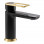 Abode Levarto Basin Mixer - Matt Black & Brass