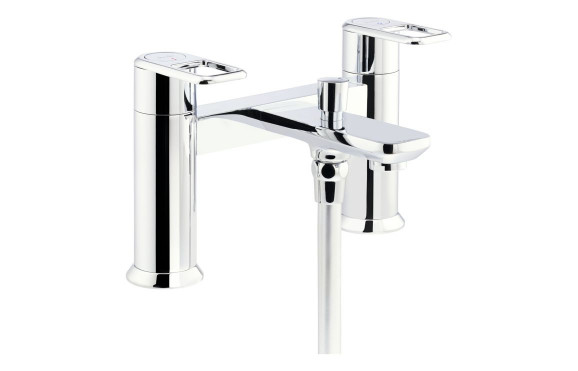 Abode Levarto Deck Mounted Bath Shower Mixer - Chrome