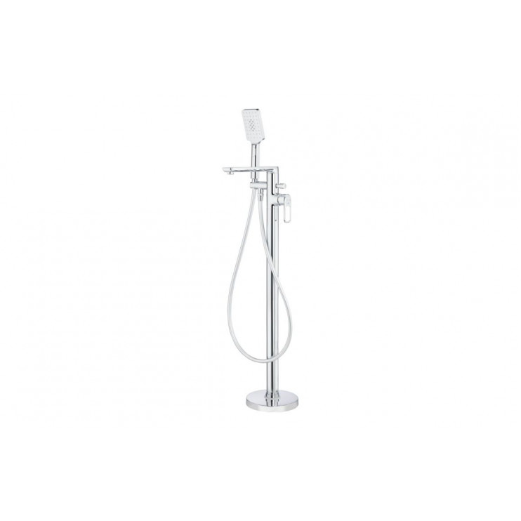 Abode Levarto Floor Standing Bath Shower Mixer - Chrome