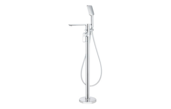 Abode Levarto Floor Standing Bath Shower Mixer - Chrome