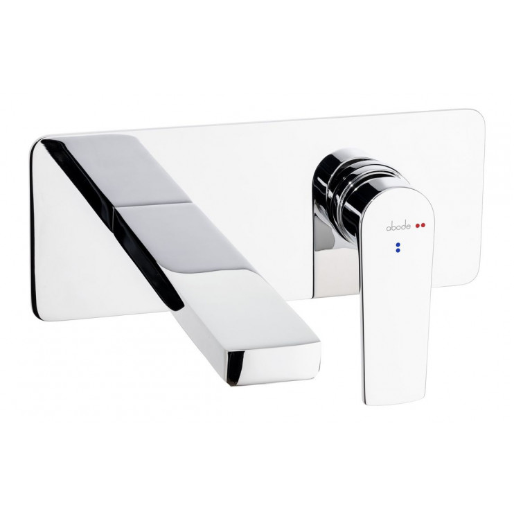 Abode Aquip Wall Mounted Basin / Bath Mixer - Chrome Bathroom Taps Abode Aquip Wall Mounted Basin / Bath Mixer - Chrome Bathroom Taps
