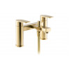 Abode Aquip Deck Mounted Bath Shower Mixer - Brushed Brass Abode Aquip Deck Mounted Bath Shower Mixer - Brushed Brass Bathroom Taps