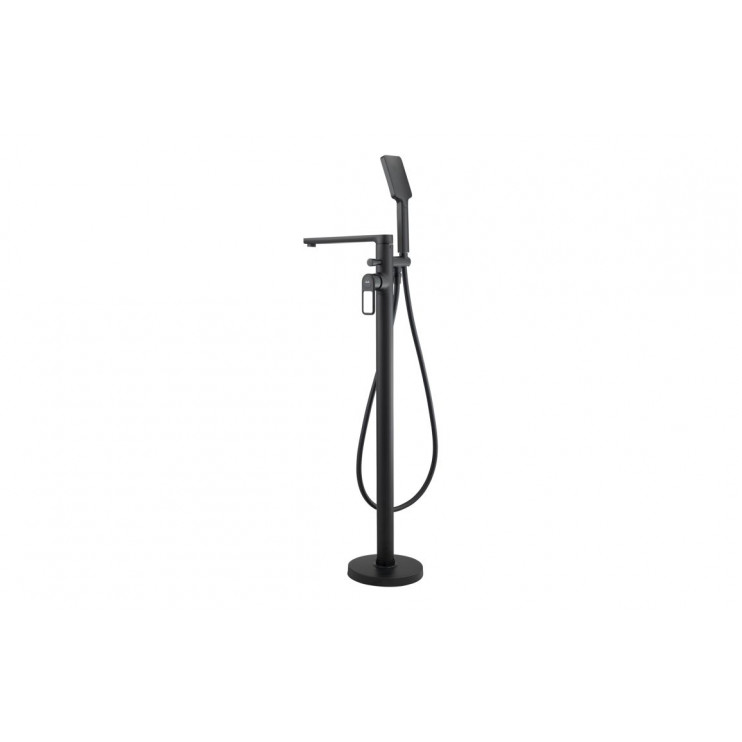 Abode Levarto Floor Standing Bath Shower Mixer - Matt Black