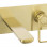 Abode Levarto Wall Mounted Basin/Bath Mixer - Brushed Brass
