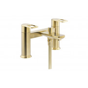 Abode Levarto Deck Mounted Bath Shower Mixer - Brushed Brass