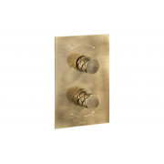 Abode Kite Concealed Shower (2 Exit) - Antique Brass