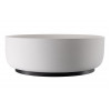 Basin plinth only ABX1141 Abode Cava Round Basin Plinth - Matt Black